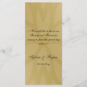 ブルースノーフレーク冬のウェディングメニュー メニュー (裏面)