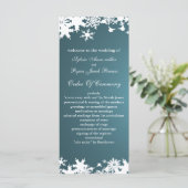 ブルースノーフレーク冬の結婚式 プログラム (スタンド正面)