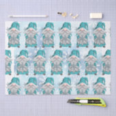 ブルースノーフレーク格言 薄葉紙 (クラフト)