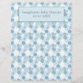 ブルースノーフレーク極熊ベビーシャワービンゴゲーム (裏面)