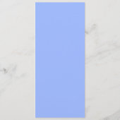 ブルースノーフレーク赤ちゃんシャワー食品メニュー メニュー (裏面)