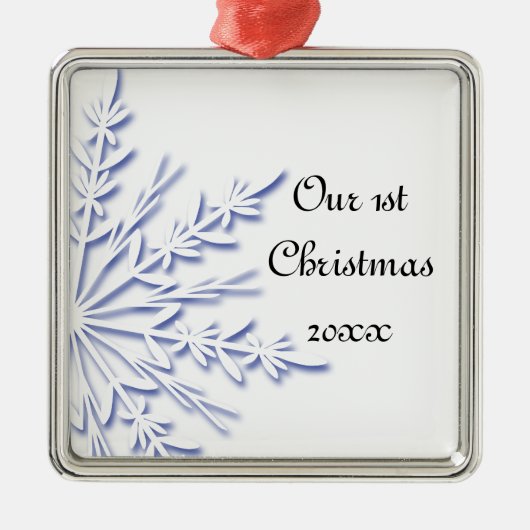 ブルースノーフレーク1stクリスマストゥアズオーナメント メタルオーナメント (正面)