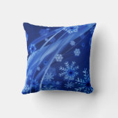 ブルースノーフレーク クッション (裏面)