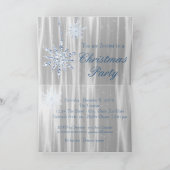 ブルースノーフレーク クリスマスパーティー 招待状 (内部)