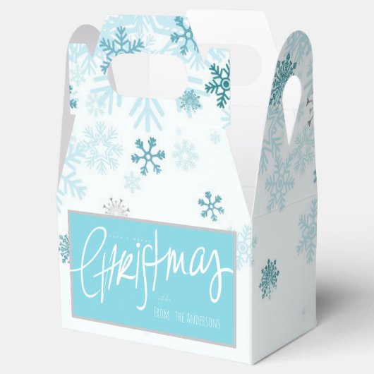 ブルースノーフレーク・クリスマス フェイバーボックス (オープン)