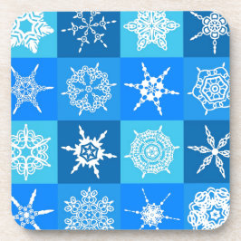ブルースノーフレーク コースター