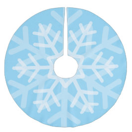 ブルースノーフレーク ブラッシュドポリエステルツリースカート