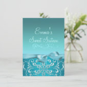 ブルースノーフレーク&ボウイメージ誕生日招待状 招待状 (スタンド正面)