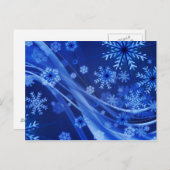 ブルースノーフレーク ポストカード (正面/裏面)