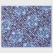 ブルースノーフレーク ラッピングペーパー (フラット)