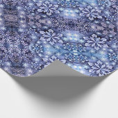 ブルースノーフレーク ラッピングペーパー (角)