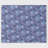 ブルースノーフレーク ラッピングペーパー (フラット)