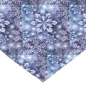 ブルースノーフレーク ロングテーブルランナー (コーナー)