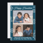 ブルースノーフレーク – Hanukkah Photo Flat シーズンカード<br><div class="desc">ブルースノーフレーク – Hanukkah Photo Flat</div>