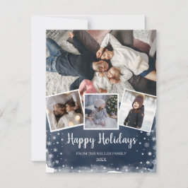ブルースノーフレー数々のクフォトコラージュホリデー シーズンカード