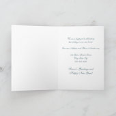 ブルースノー新住所クリスマスカード シーズンカード (内部)