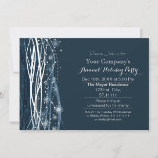 ブルースノー お祭り コーポレート ホリデーパーティー インビテーション