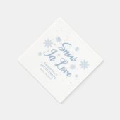 ブルースノー・イン・ラブ ウィンタースキー ブライズルーム スタンダードカクテルナプキン (角)