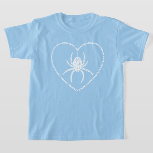 ブルースパイダーハートTシャツ Tシャツ (レイダウン)