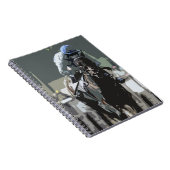 ブルースパイラルノートの騎手を持つ競走馬 ノートブック (右側)