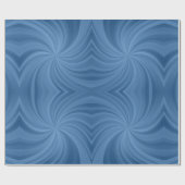 ブルースパイラル包装紙 ラッピングペーパー (フラット)