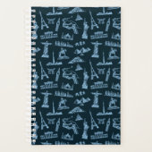 ブルースパターンの移動パターン プランナー手帳 (正面)