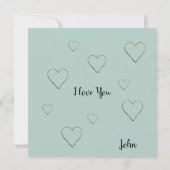 ブルースパロウのラブウォーター色アート (裏面)