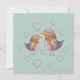 ブルースパロウのラブウォーター色アート