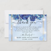 ブルースパークエレガントリー葬儀食品サンキューカード サンキューカード (正面)