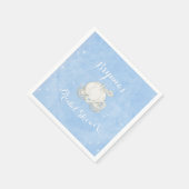 ブルースパークルキャリッジシンデレラエレガントパーティー スタンダードカクテルナプキン (角)