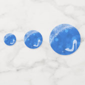 ブルースパークルシンデレラスリッパヒール童話 コンフェッティ (正面)