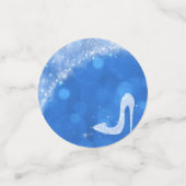 ブルースパークルシンデレラスリッパヒール童話 コンフェッティ (スモール正面)