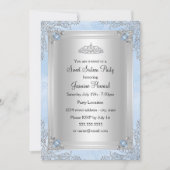 ブルースパークルジュエル&ティアラスウィート16招待状 招待状 (正面)