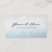 ブルースパークルスクリーナークリーニングサービスハウスキーパー 名刺 (裏面)
