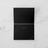 ブルースパークルマスカレードサンキューカード サンキューカード (内部)