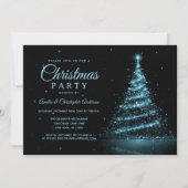 ブルースパークルライトツリークリスマスパーティー 招待状 (正面)