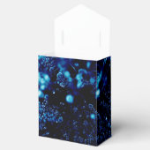 ブルースパークル抽象芸術凍っていバブルMonogram フェイバーボックス (オープン)