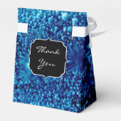 ブルースパークル抽象芸術凍っていバブルMonogram フェイバーボックス (裏面サイド)