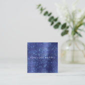 ブルースパーク王室のルグリッター美しいスタイリスト スクエア名刺 (スタンド正面)