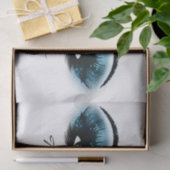 ブルースパーク白黒メタリックサンキューアイズ 薄葉紙 (ギフト)