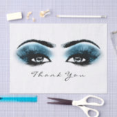 ブルースパーク白黒メタリックサンキューアイズ 薄葉紙 (クラフト)