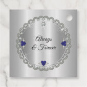 ブルースピネル結婚ダイヤモンド65周年 フェイバータグ (裏面)