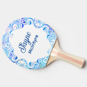 ブルースフィリーサークルタトゥー 卓球ラケット (横)