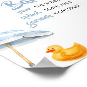 ブルースプラッシュスプラッシュベビーシャワーマママオサバー ポスター (角)