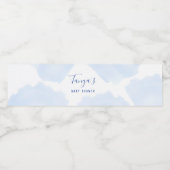 ブルースプラッシュボトルラベル、ベビーシャワー ペットボトルラベル (シングルラベル)