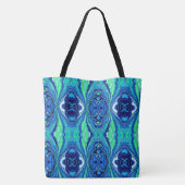 ブルースプラッシュラージトートバッグ トートバッグ (裏面)