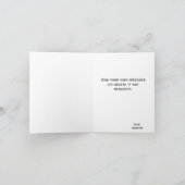 ブルースプラッシュ金ゴールドグリッター蝶 カード (内部)