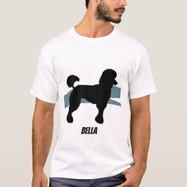 ブルースプラッシュTシャツのプードルシルエット Tシャツ
