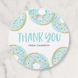 ブルースプリンクルドーナツ誕生日パーティーありがとう フェイバータグ