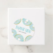 ブルースプリンクルドーナツ誕生日パーティーありがとう フェイバータグ (インサイチュ)